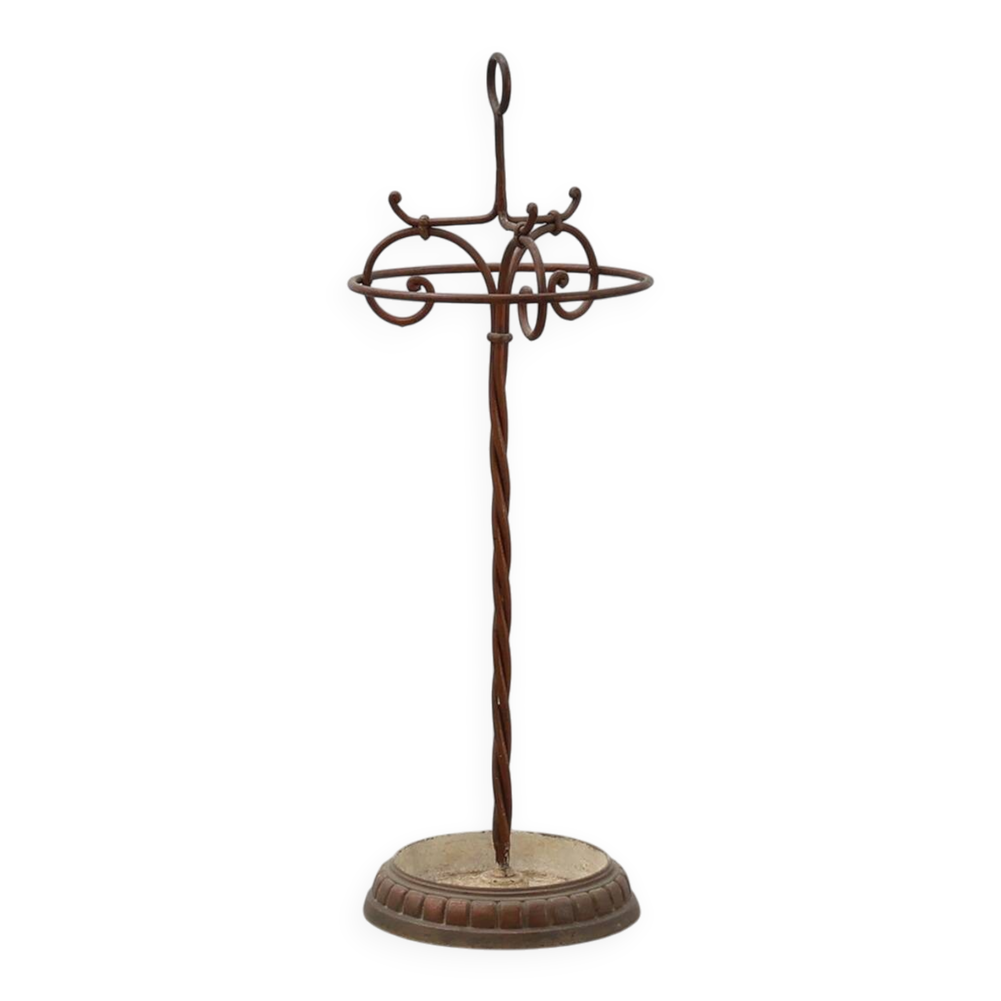 Antique cast iron umbrella stand, France ca. 1900