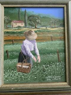 Tableau the jasmine harvest signed Didier Joculano 1993