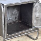 2 iron bedside tables, 1950s