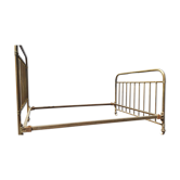 Brass and iron bed