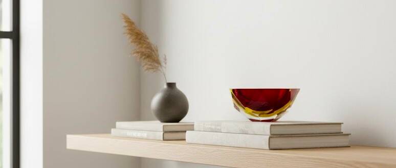 Cenicero in Murano crystal by Flavio Poli años 60