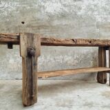 Workbench oak side table 19th century