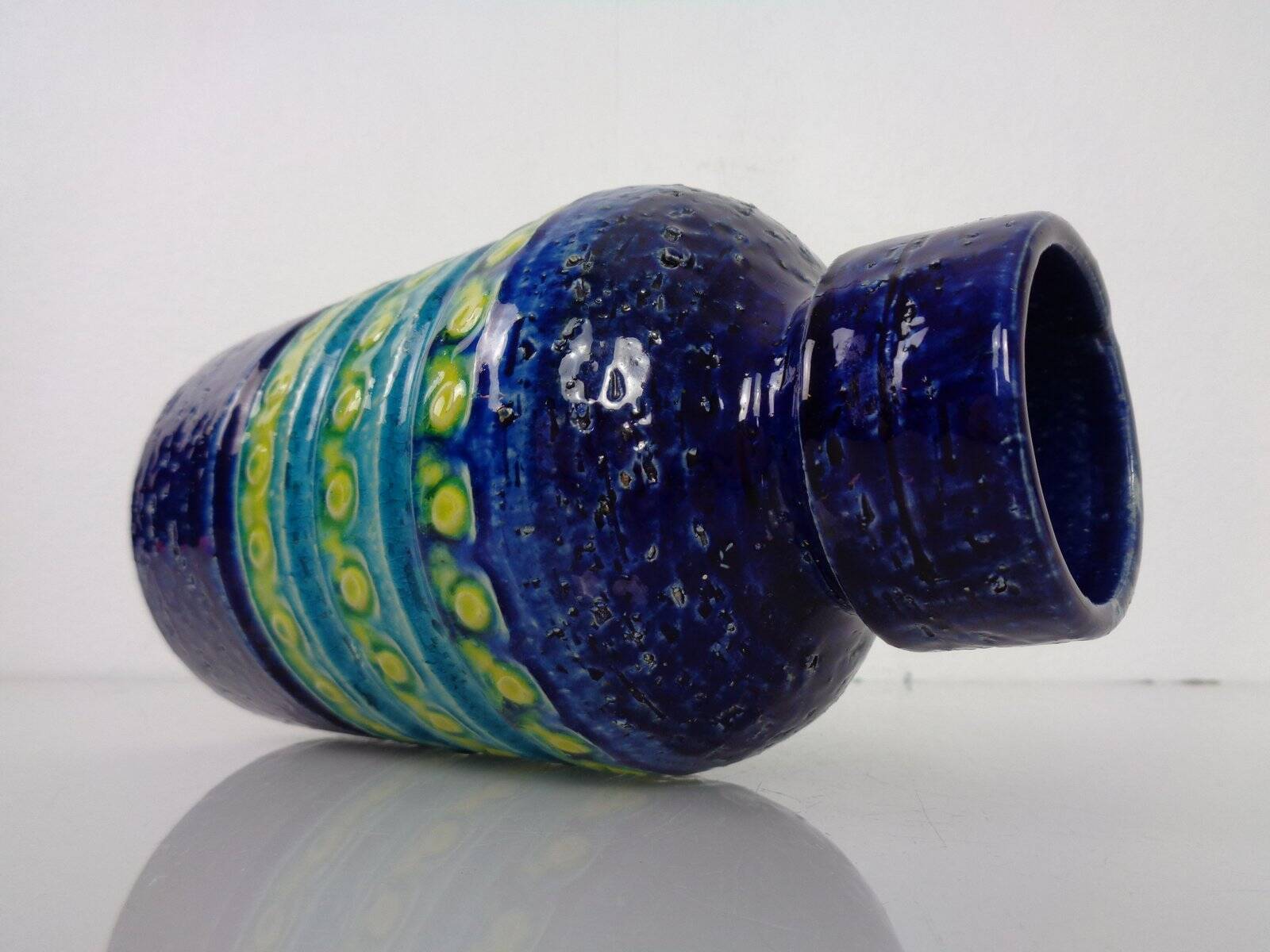 Studio ceramic vase by Aldo Londi for Bitossi, 1960s