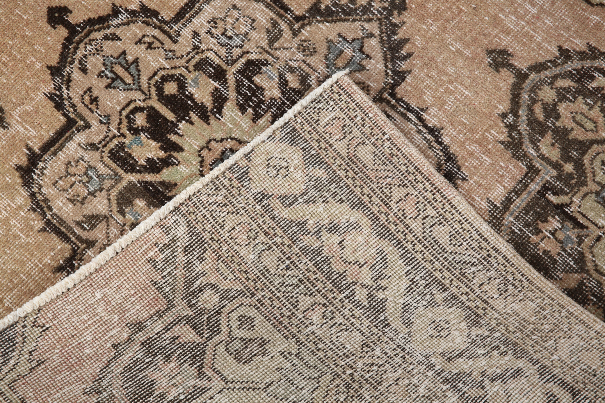 Oriental antique wool vintage rug 232x144cm