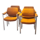 Ensemble de 4 fauteuils Miller Borgsen pour Röder & Söhne, Allemagne, 1974