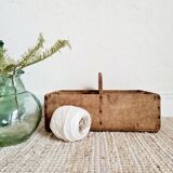 Old wood tool box