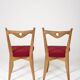 Pair of chairs Guillerme and Chambron 1960s
