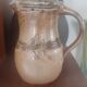 Vintage salt-glazed stoneware jug "le don" (suzy atkins)