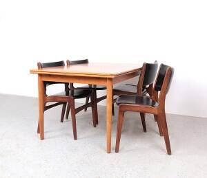 Extendable dining table by AR Møbler, 1960s