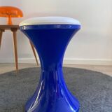 Tabouret tam tam bleu vintage