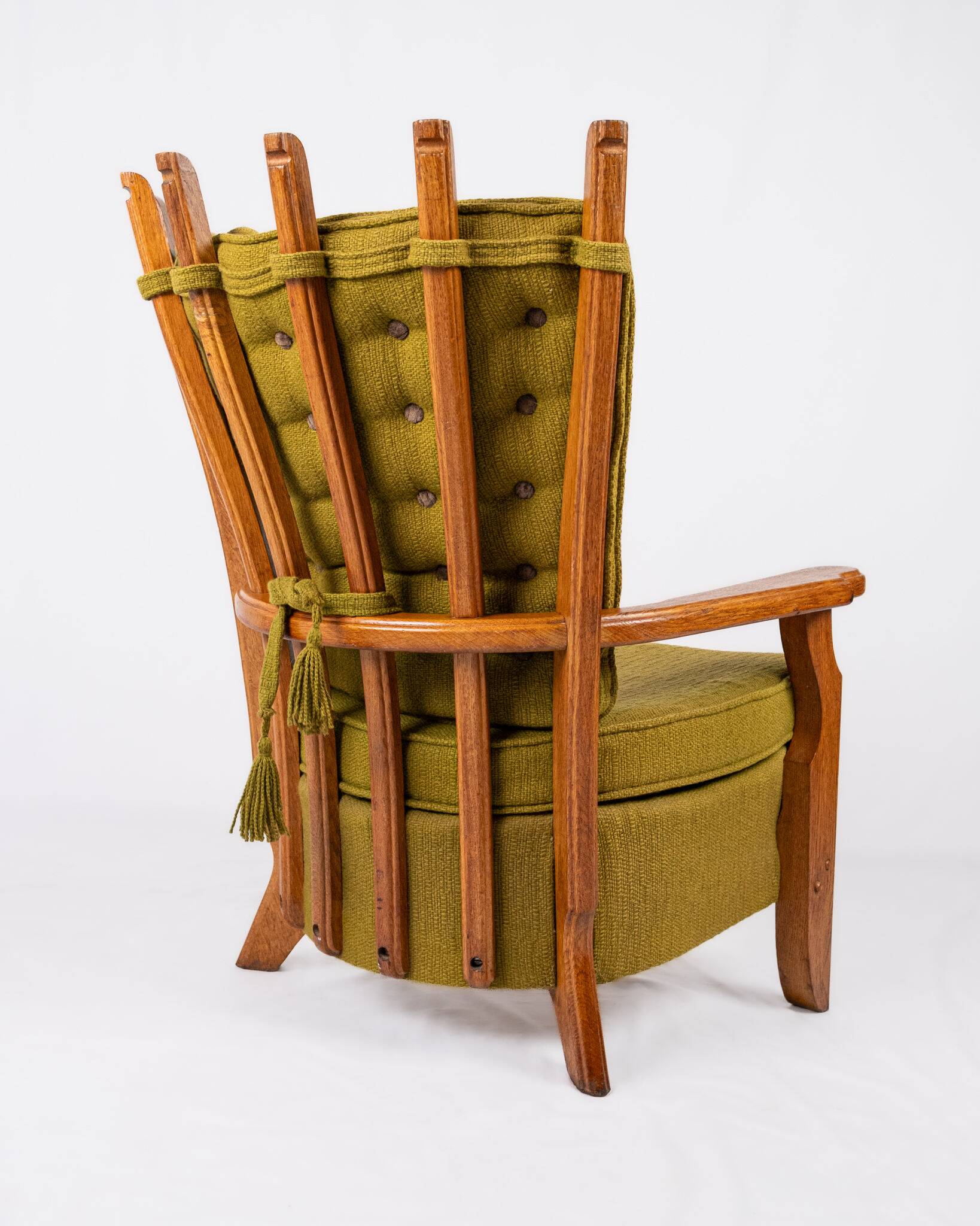 Reclining Armchair, by Guillerme and Chambron, for Your Home, 1950s