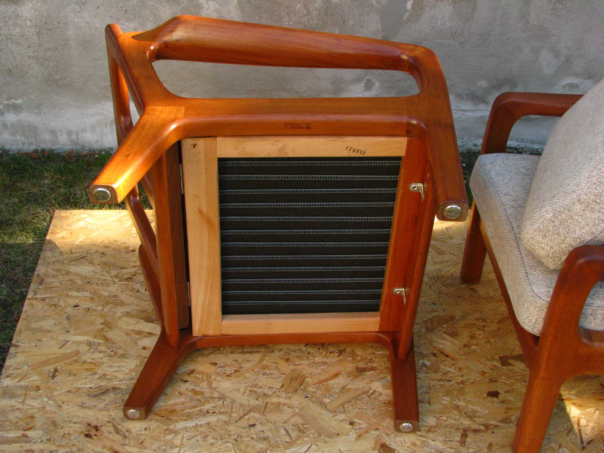 Set of 2 Danish teak lounge chairs by Juul Kristensen 1960