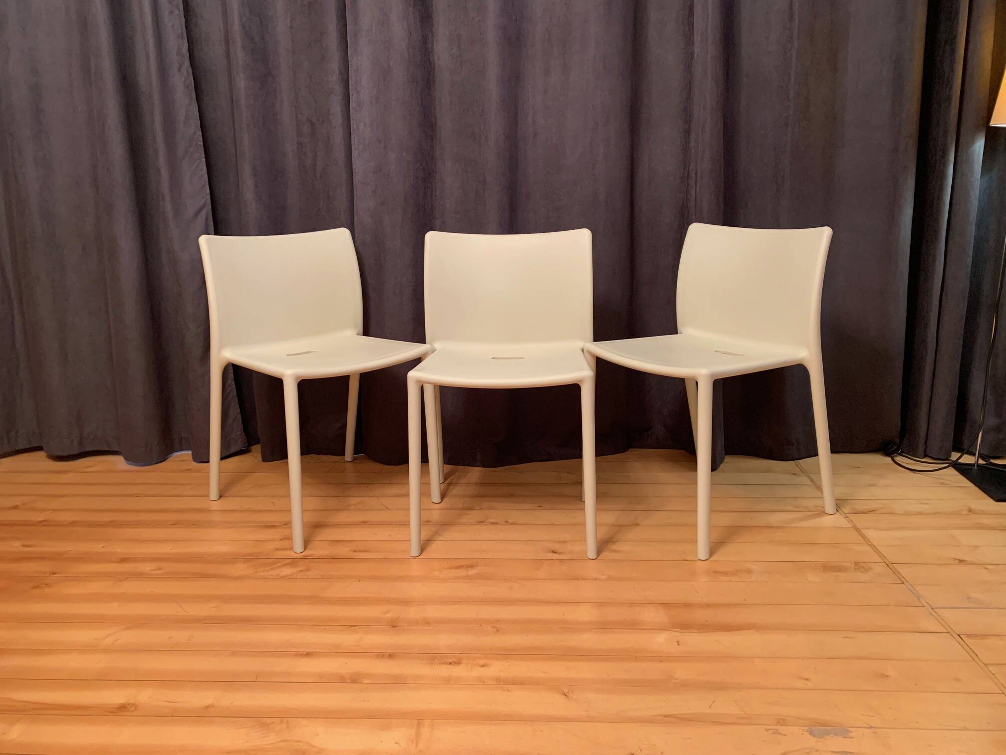 Set of three Air-Chair chairs by Jasper Morrison, Magis, Italy, 1990s