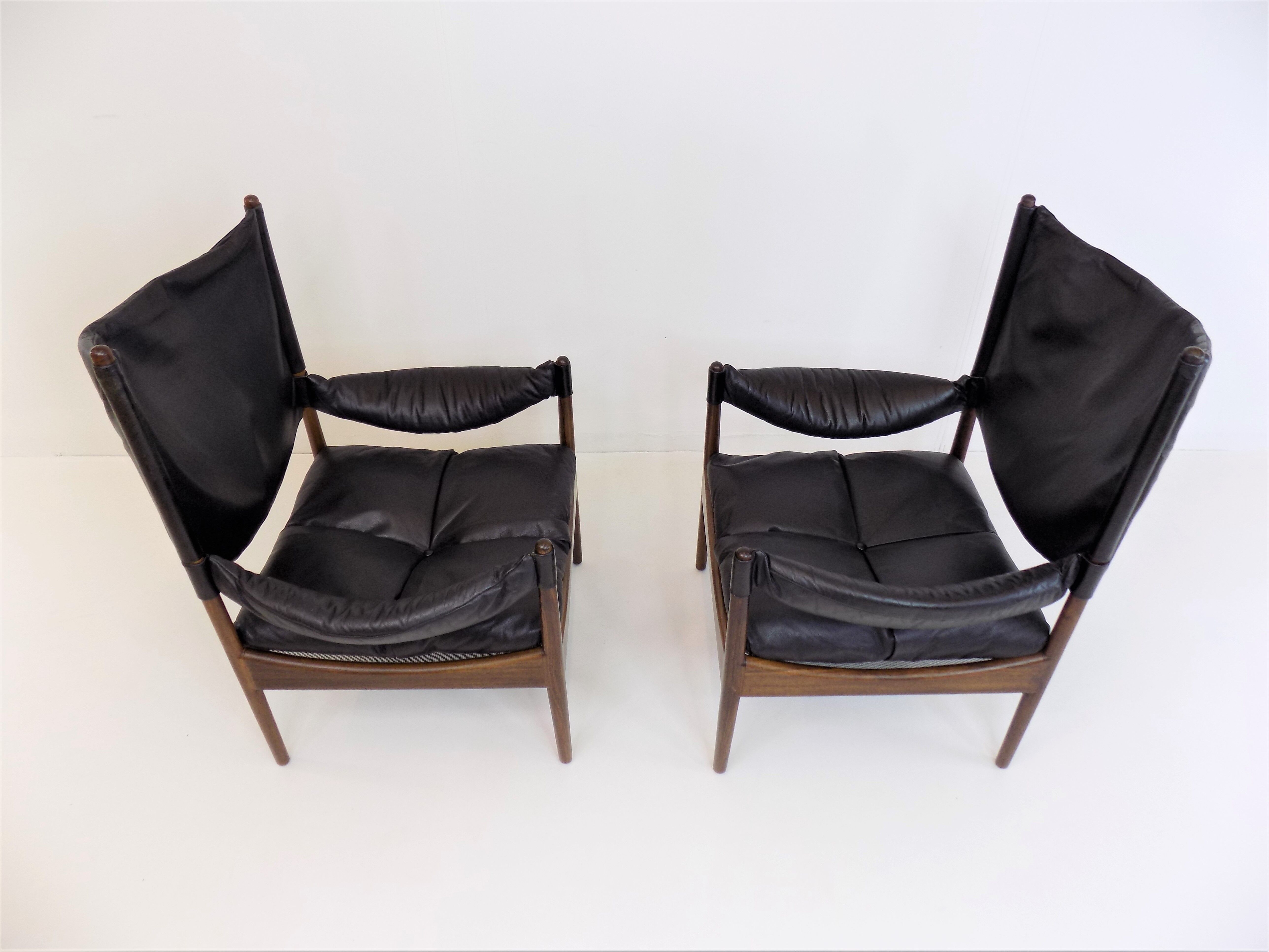 Ensemble de 2 fauteuils en cuir Modus pour Søren Willadsen, Kristian Vedel