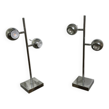 Pair of Seylumière lamps
