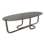 Designer chrome coffee table
