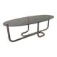 Designer chrome coffee table