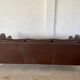 MID CENTURY VINTAGE DANISH MOGENS HANSEN 3 PERSON SOFA IN COCO BROWN LEATHE