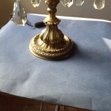 Girandolle in bronze and stamps, early 20th