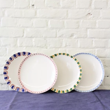 Set of 4 flat plates "grant & bell"