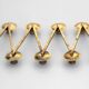 Lars Holmstrom Margareta brass candlestick for Arvika 11 candles 1940s