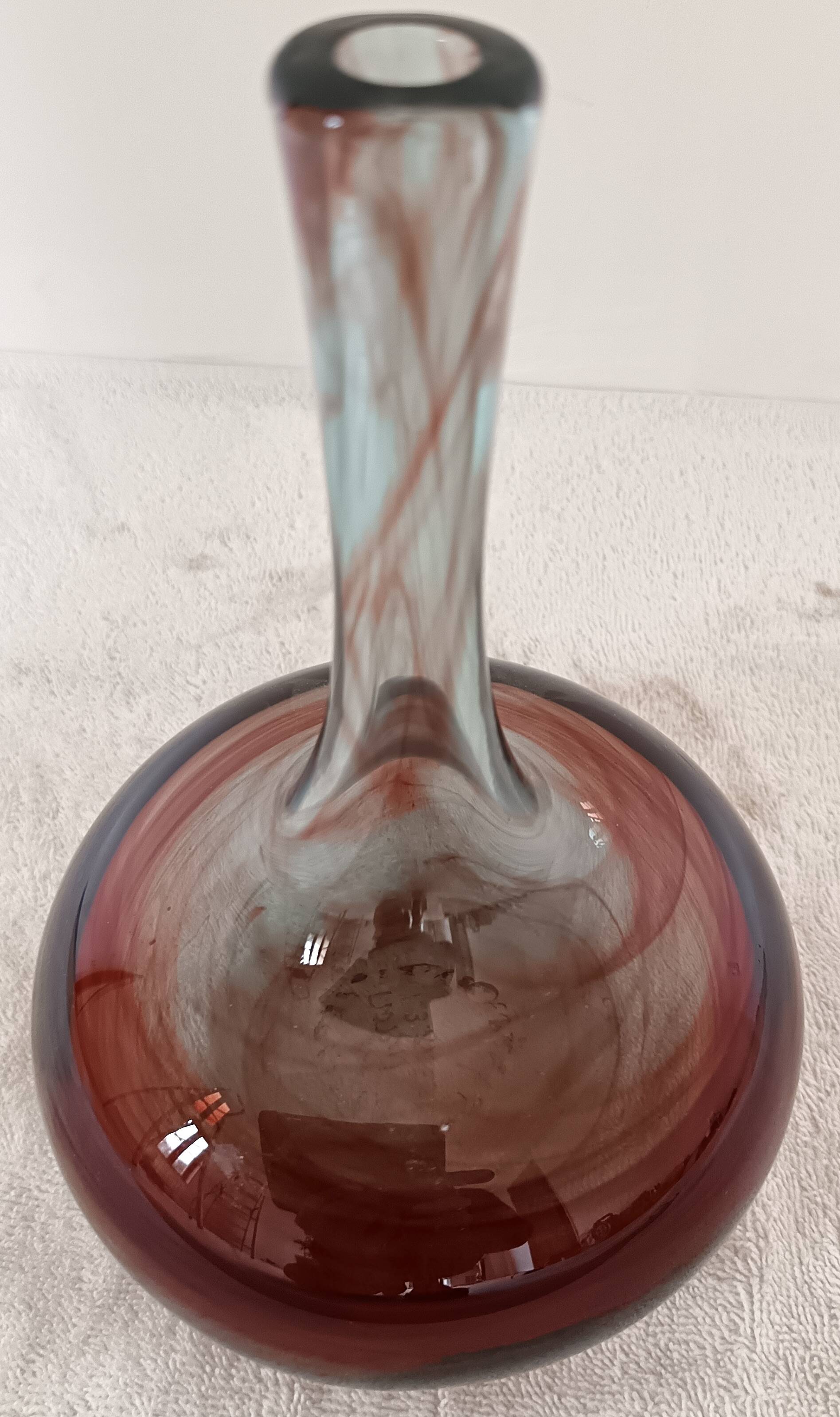 soliflore Claude Morin, Le Pontil workshop (Studio Glass movement) 1981