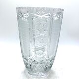 Midcentury Crystal Vase, Poland, 1960s.
