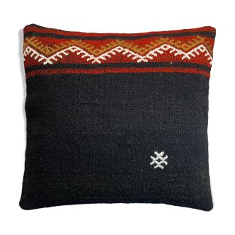 Turkish kilim cushion cover, 40 x 40 cm