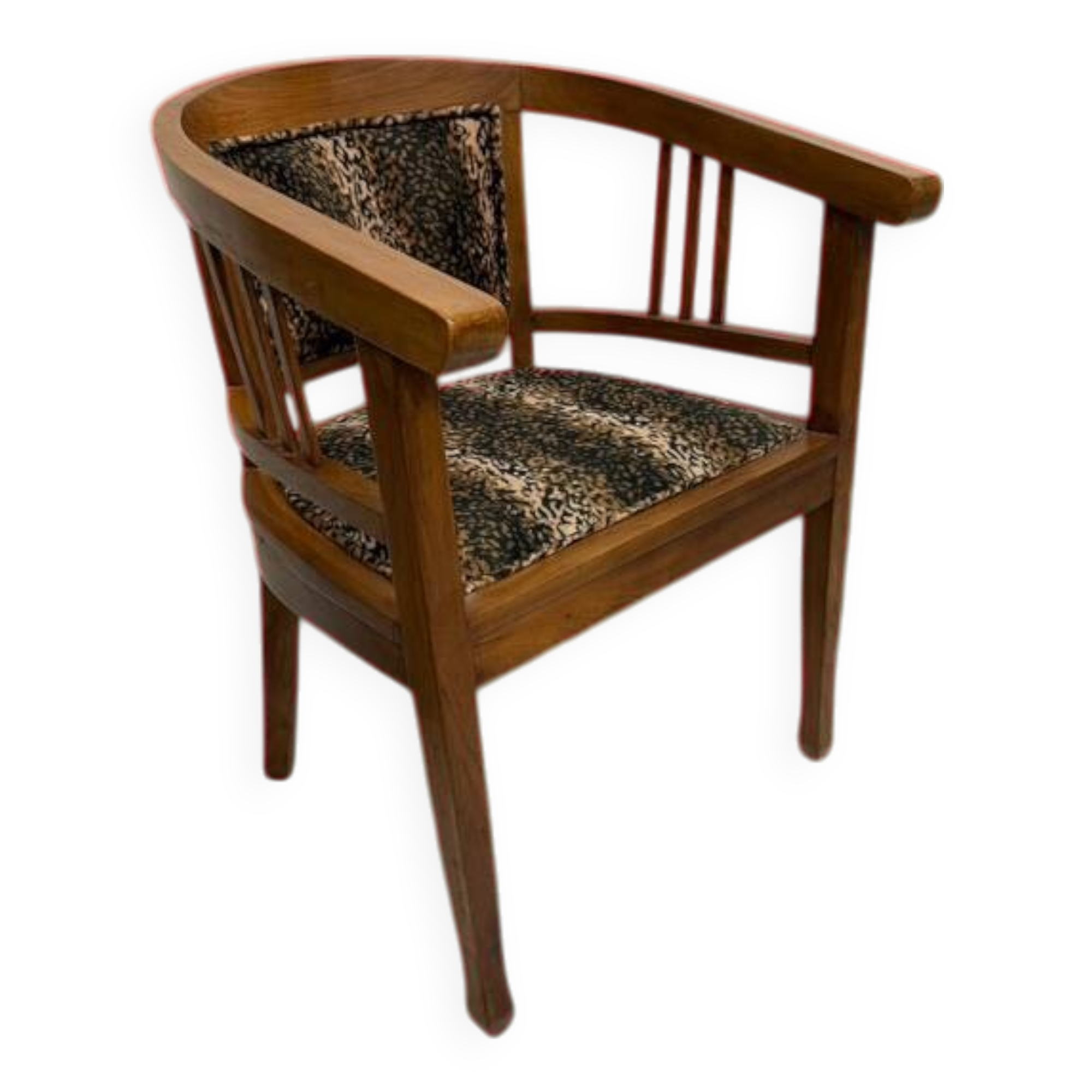 1930 art deco office armchair