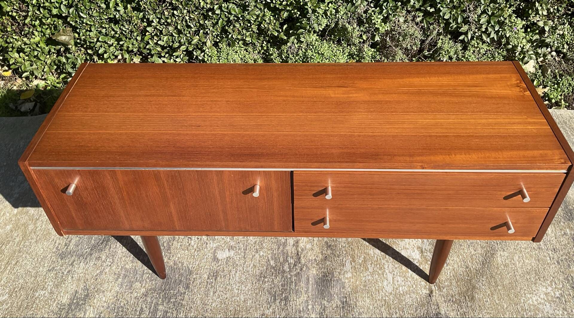 Scandinavian teak TV unit