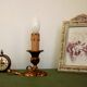Delightful Vintage French Brass Wee Willie Winkie Table Lamp With Handle 3920