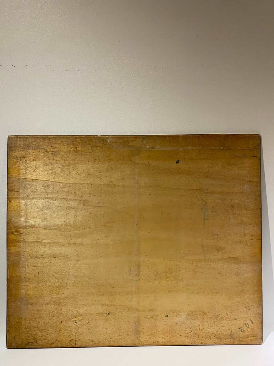 Tableau ancien, paysage, bord de rivière, années 50/60