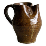Handmade ceramic owl pitcher