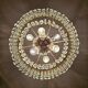 Mid-Century Modern crystal chandelier attributed to Bakalowits.