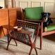 Italian vintage magazine rack/table stand