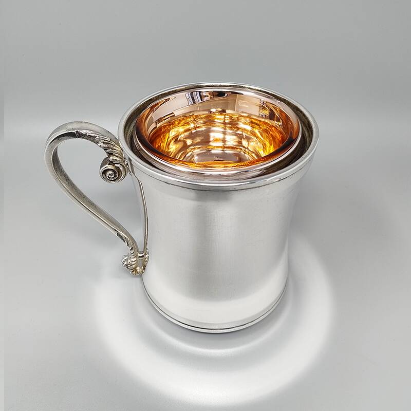 1960s Stunning Ice Bucket by Aldo Tura for Macabo. Made in Italy.