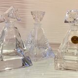 Trio RCR crystal perfume bottles