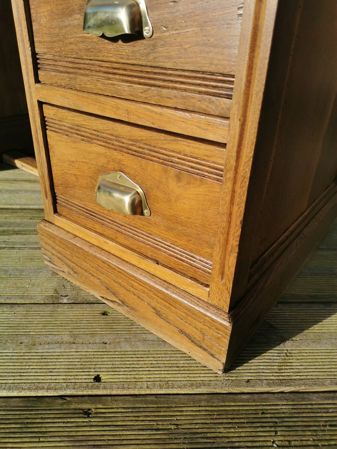 Oak administration desk