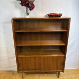 Mid Century Retro Teak Bookcase / Display Cabinet by Herbert E. Gibbs 1960