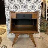 Tilda Scandinavian wooden bedside table