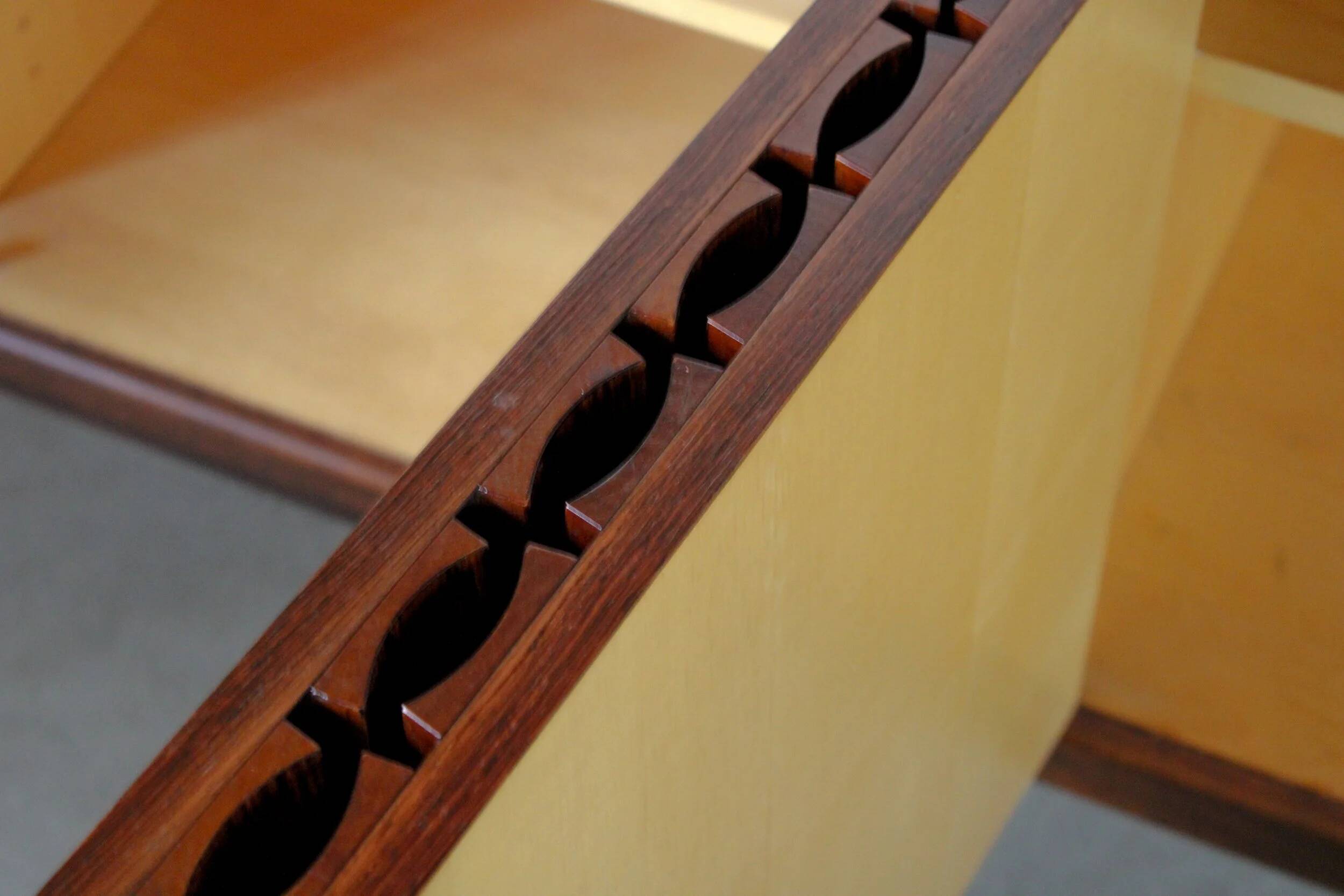 Rosewood sideboard by Leo Bub - Germany 1970s