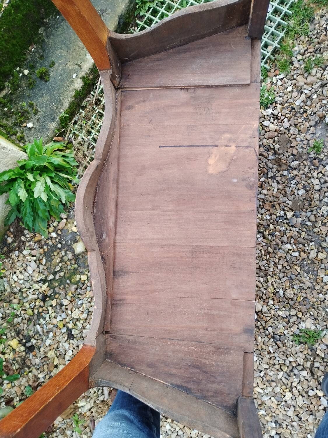 Louis xv style marble top marquetry chest of drawers