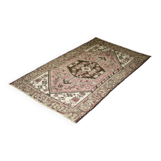 Vintage Hand-Woven Middle Eastern Oriental Hamadan Rug, 1960s