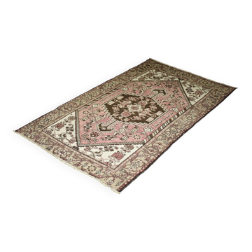 Vintage Hand-Woven Middle Eastern Oriental Hamadan Rug, 1960s
