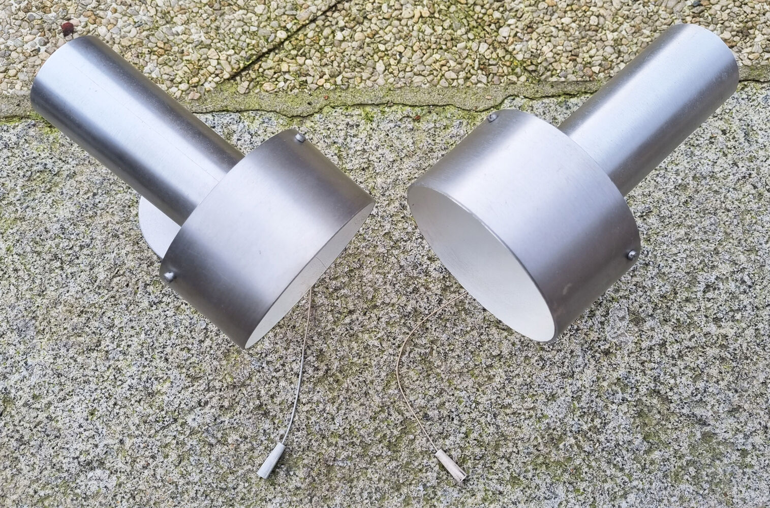 Pair of Peter Nelson design sconces, Architectural Lighting Company edition