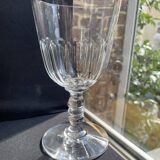 6 Baccarat Clermont 19th century wine glasses
