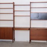 Grand bureau style scandinave en teck