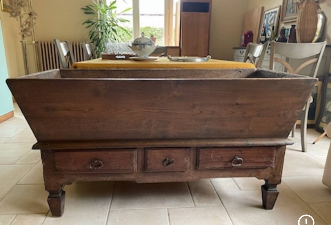Dough mixer or old baker's kneading trough