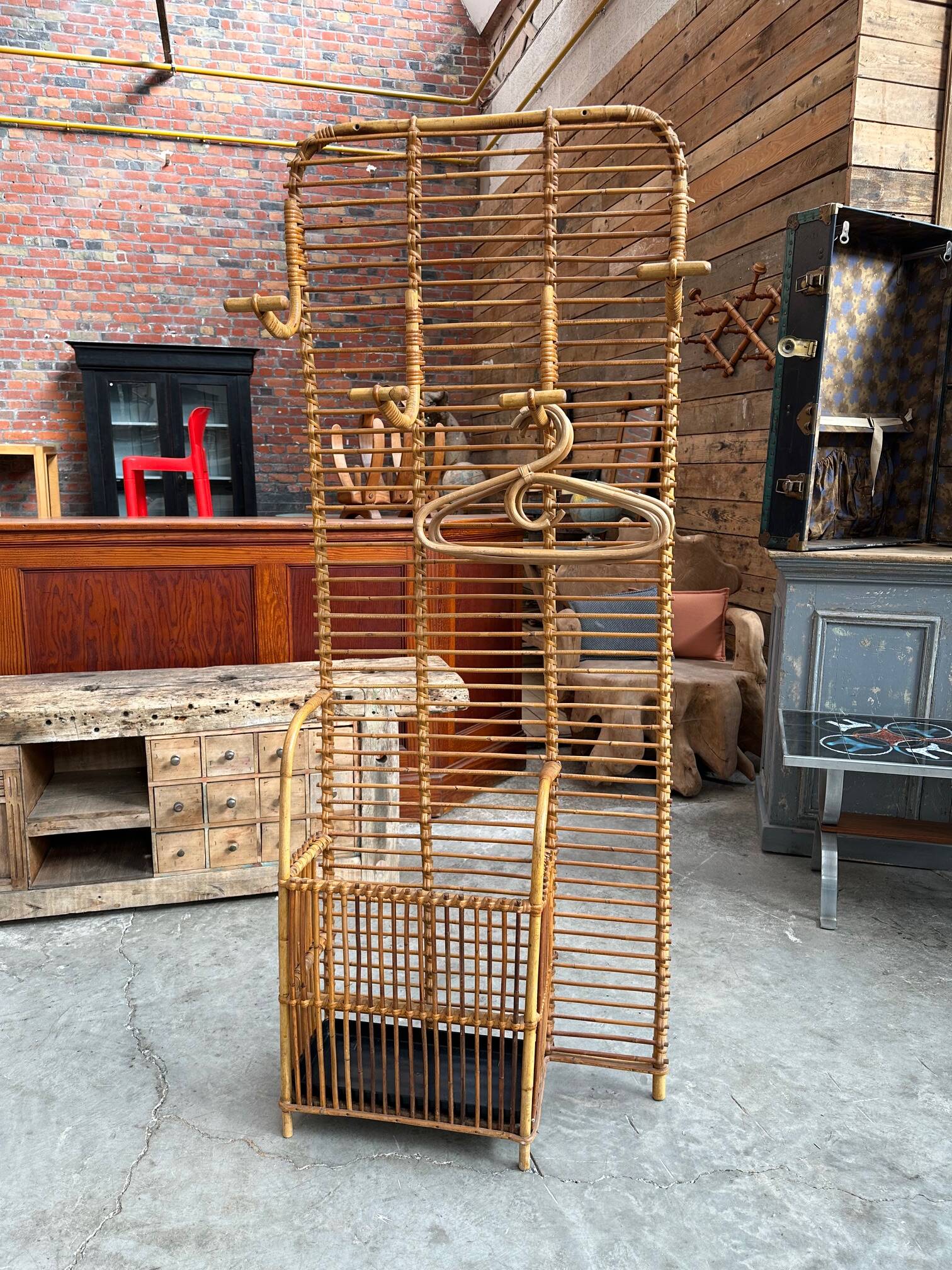 Vestiaire en rotin audoux minet