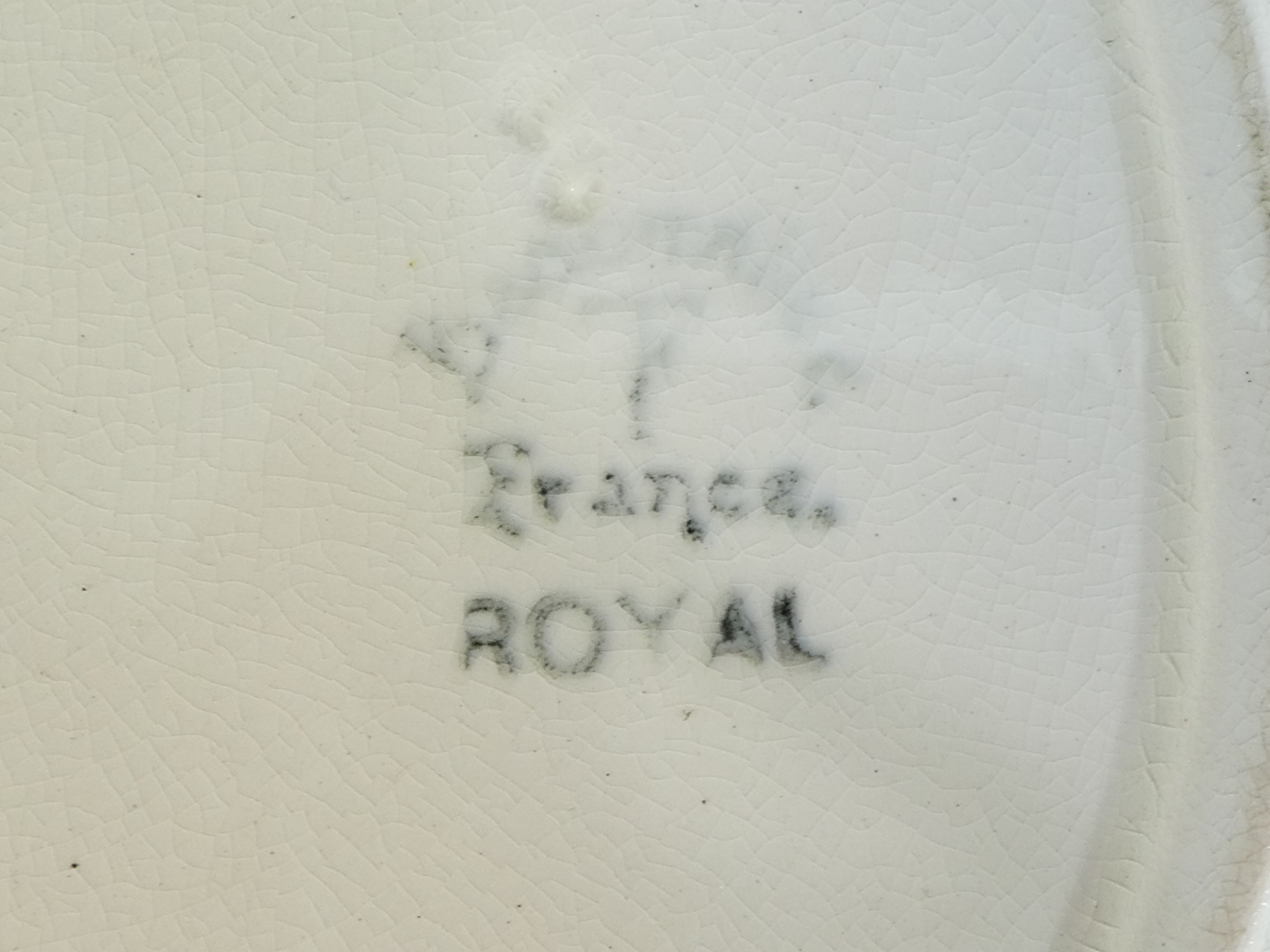 Oval dish badonviller model royal